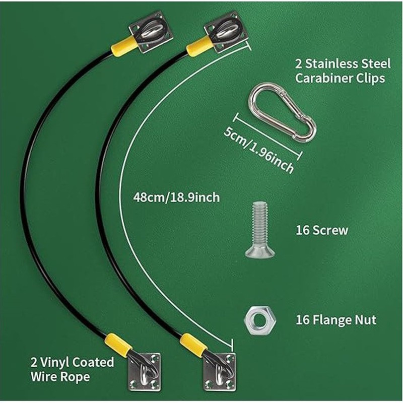 LYSAIMG 2Pcs Garbage Trash Can Lock, Squirrel Bear Proof Lid