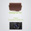 MegaGear Protective Fitted Brown Leather Camera Case , Bag for