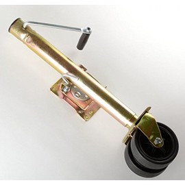 Swivel Trailer Jack W Double Wheel 2000lb Tongue Twin Boat Towing