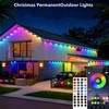 Permanent Outdoor Lights,100ft RGB + IC Smart LED Eaves Lights