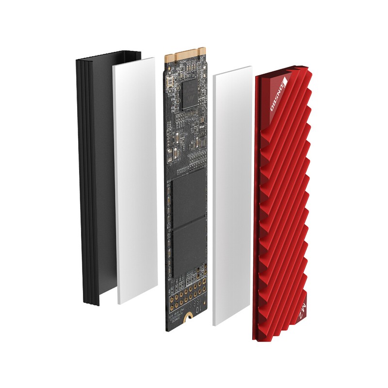 M.2-3 Radiator M.2 SSD Heat Sink Aluminum Heat Sink Tool-free