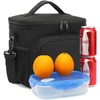 FlowFly Insulated Reusable Lunch Bag Adult Large Lunch Box for