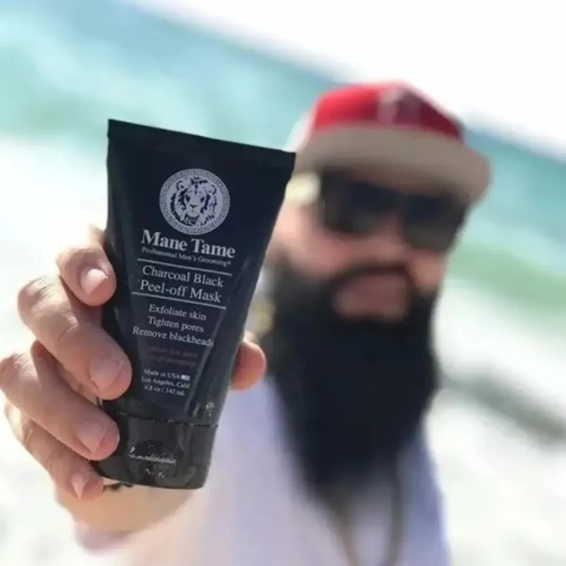 Mascarilla Carbón Activo Puntos Negros Black Head Charcoal Mane Tame