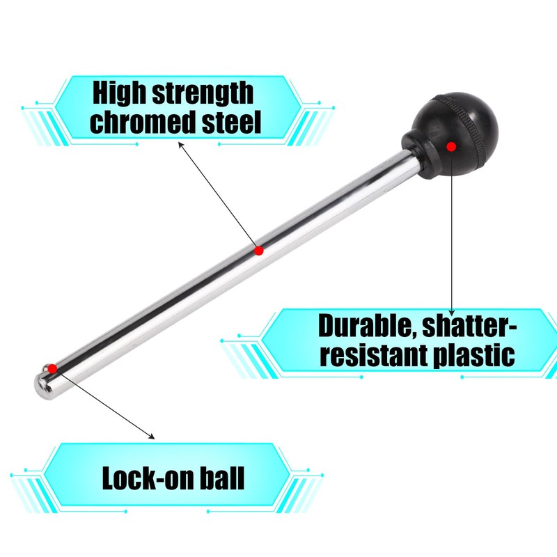 Weight Stack Pin, 3/8in Diameter 4.4in Locking Space Round Durable