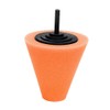 ANCLLO 3 Colors Electric Sponge Cone Metal Polishing Foam Pad