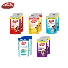 Lifebuoy Antibacterial Shower Gel Body Wash Refill Pack [ 800ML X 2 ]