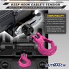 AUTMATCH Winch Hook 3/8" - Clevis Slip Hook with Safety