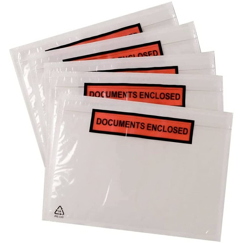 SALTECH 10 X A5 Printed Document Enclosed Wallets. Pack of