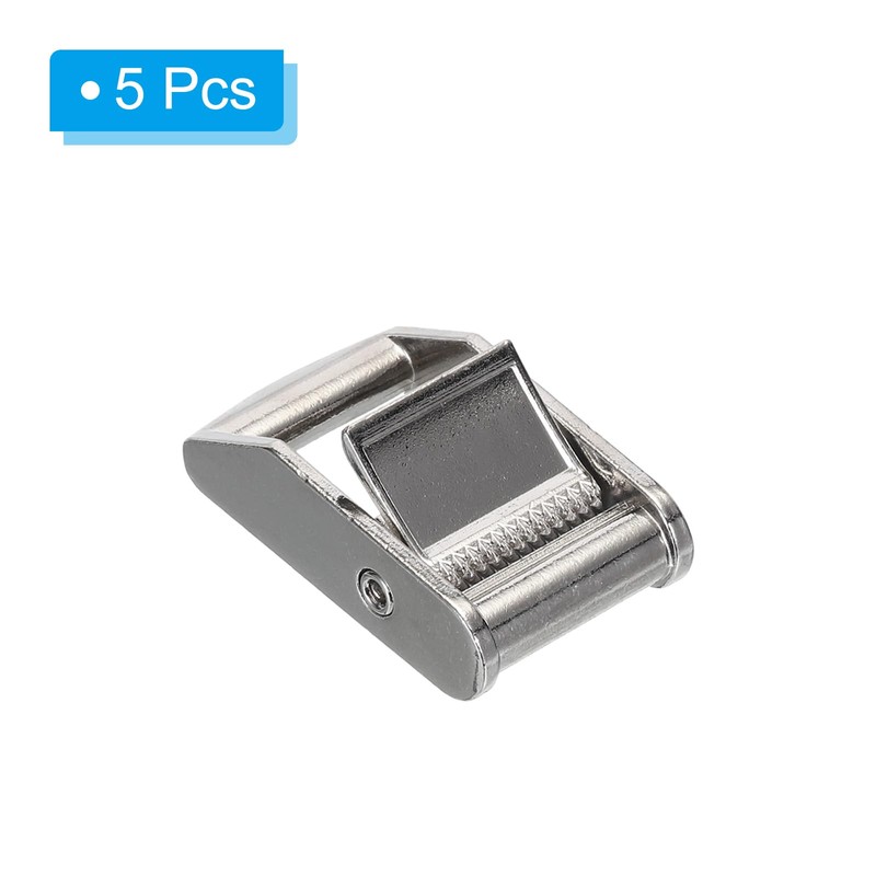 PATIKIL Cam Buckle, 5 Pack Metal Press Lock Fasteners 2.07"