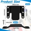 12 Pieces Universal Sectional Sofa Interlocking Metal Couch Connectors Furniture