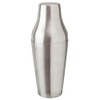 COCKTAIL7 Paris French Cocktail Shaker Continental 50cl Brushed Stainless Steel