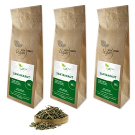 Vitadeal Vegan® Santakraut Cut "Mega Spar-Pot" (Yerba Santa, Eriodicctyon Californicum) 3 x 300 g, Pure Natural without Additives