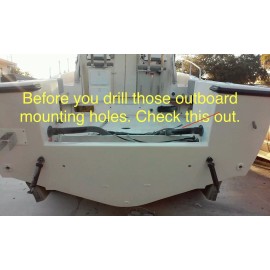 Linesider Fiberglass LLC The USA Made Outboard Boat Motor Mounting And Drilling Template