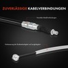 Frankberg Handbrake Cable Rear Right Compatible with 5 Series E60