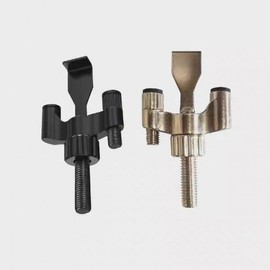 Portable Travel Door Lock | Hotel Room Security Latch | Anti-Intrusion Device Silver