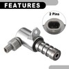 Partuto Ford Edge 2011-2016 Metal Silver Tone Engine Valve Control