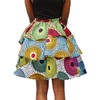 HongyuAmy Women African Skirt Ankara Tradition Print Wax Patchwork Skirts