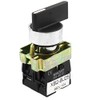 uxcell a14090200ux0565 ZB2-BE101 SPDT 2NO 4 Terminal 3-Position Rotary Selector