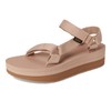 Teva Sandalia universal W Flatform para mujer, Azúcar de Arce/León,