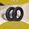 2 Pack 3.00-10 Dirt Bike Tire 3.0-10 Tubeless Tire