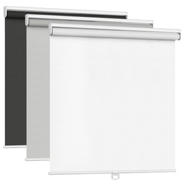 LazBlinds Cordless Roller Window Shades, Free-Stop Blackout Blinds for Windows, Thermal Insulated UV Protection Waterproof, Roll Up Blinds and Shades for Home, Office: 32'' W x 72'' H, White