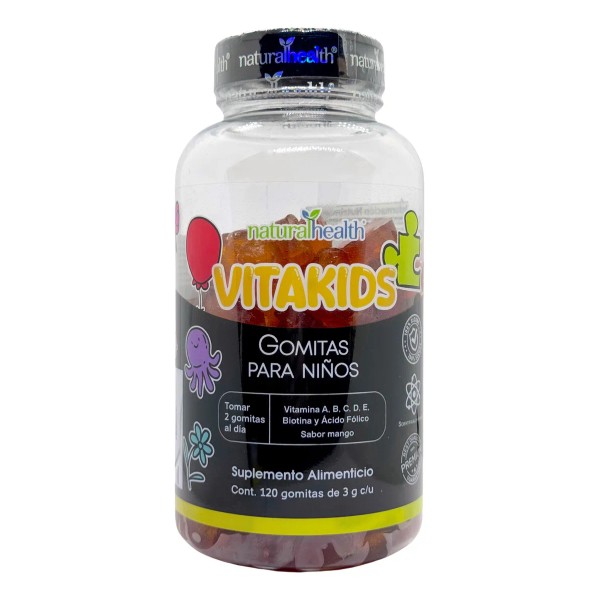 Vitakids 120 Gomitas Para Niños Mango Natural Health