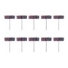 AUTOTOOLHOME 10 Pack Abrasive Flap Wheel Sander 80 Grit 1/8
