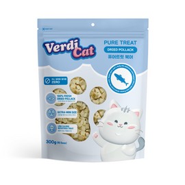 Verdicat Pure Treat Mini Dried Pollock 300g / 베르디캣 퓨어트릿 미니 북어 300g