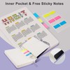EMSHOI Graph Paper Notebook A5-320 Pages, Hardcover Leather, 100gsm Thick