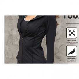 Women's Oversized Hooded Zip-up Rash Guard Jacket for Yoga, Beachwear, Fall & Winter Workouts Interseasonal Gray S