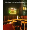 Upgraded TACOS LED Neon Light Signs with Timming Remote for