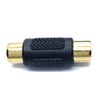 RCA to RCA Coupler Adapter, Socket to Socket for Audio