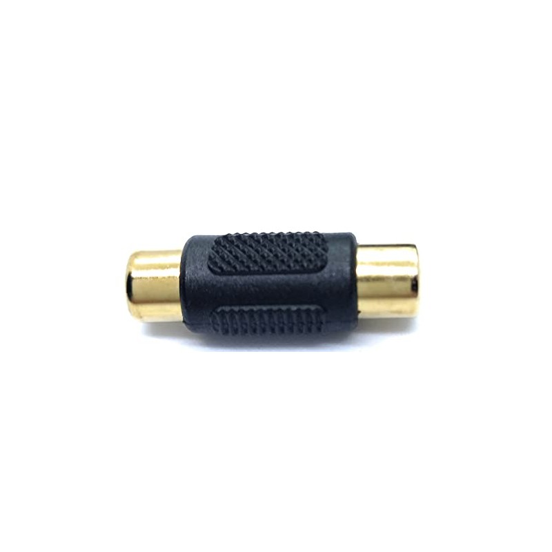 RCA to RCA Coupler Adapter, Socket to Socket for Audio