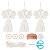 ORIGACH 3 Set DIY Angel Macrame Kit, Boho Macrame Angel