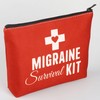 BWWKTOP Migraine Survival Kit Migraine Warriors Gifts Migraine Awareness Bags