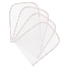 Baluue 4pcs Lace Net Frontal Closure for Wig Making Soft Sturdy Lace Material Deep for Creating Custom Wigs and Closures Comfortable and Easy to Use