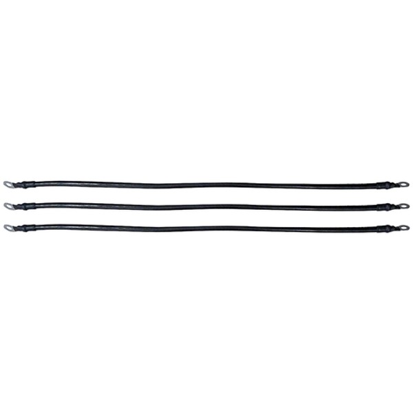 Battery Cable SET, Includes (3) 26" 4 gauge, Club Car