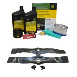 John Deere Original Equipment Model LT155 Maintenance Kit + Standard Blades