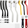 Cepillo de Limpieza 16 Piezas, Kit para Grietas, Cocina, Baño