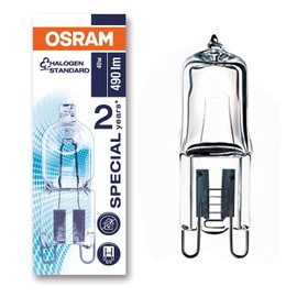 OSRAM Osram 40w 230v G9 66740 Halopin Oven Rated Halogen Lamp