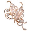 Broach Gold Plated Lapel Pin - Women Girls Men Crystal