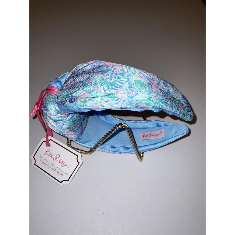 Lilly Pulitzer NWT Top Knot Wide Headband Soleil It On