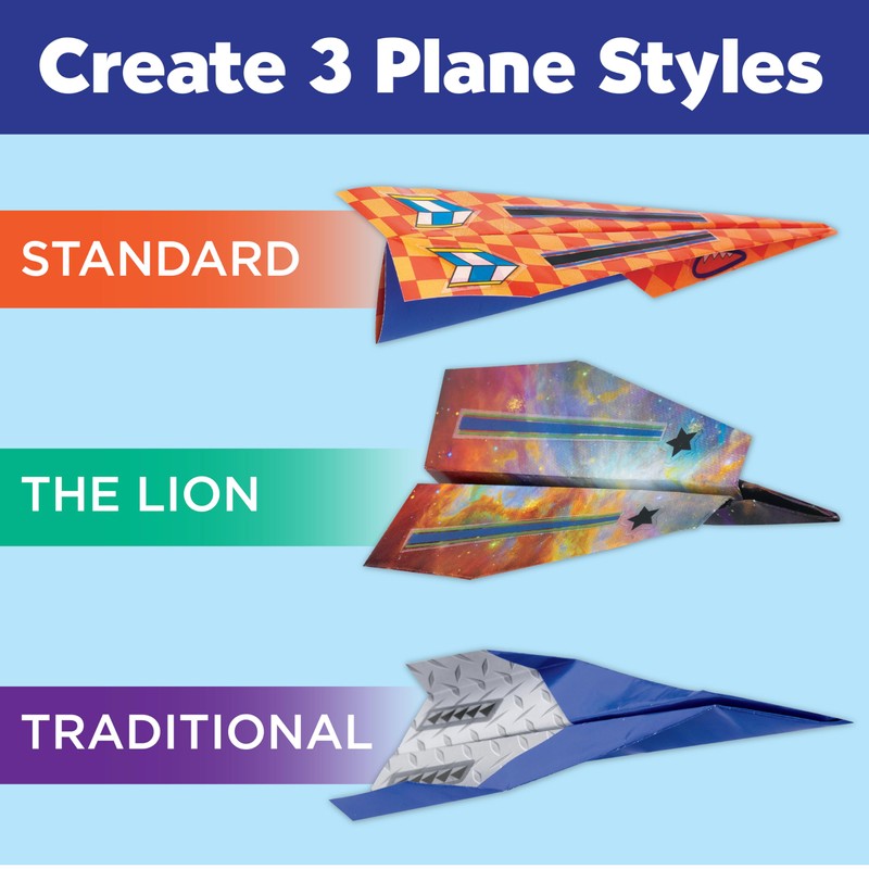 Creativity for Kids Paper Airplane Squadron - Create 20 Paper