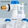 Premium Universal Toilet Fill Valve – Dual Inlet (Bottom/Side Entry)