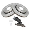Front Brake Pad & Rotor Kit Brake Pads Brake Rotor