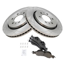 Front Brake Pad & Rotor Kit Brake Pads Brake Rotor Ceramic Compatible with 2007-2009 Ford Expedition Lincoln Navigator