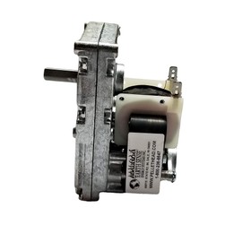 Englander Auger Feed Motor 1 RPM Counter Clockwise Made in USA by Gleason Avery Needle Point Ball Bearing Metal Gears PU-047040