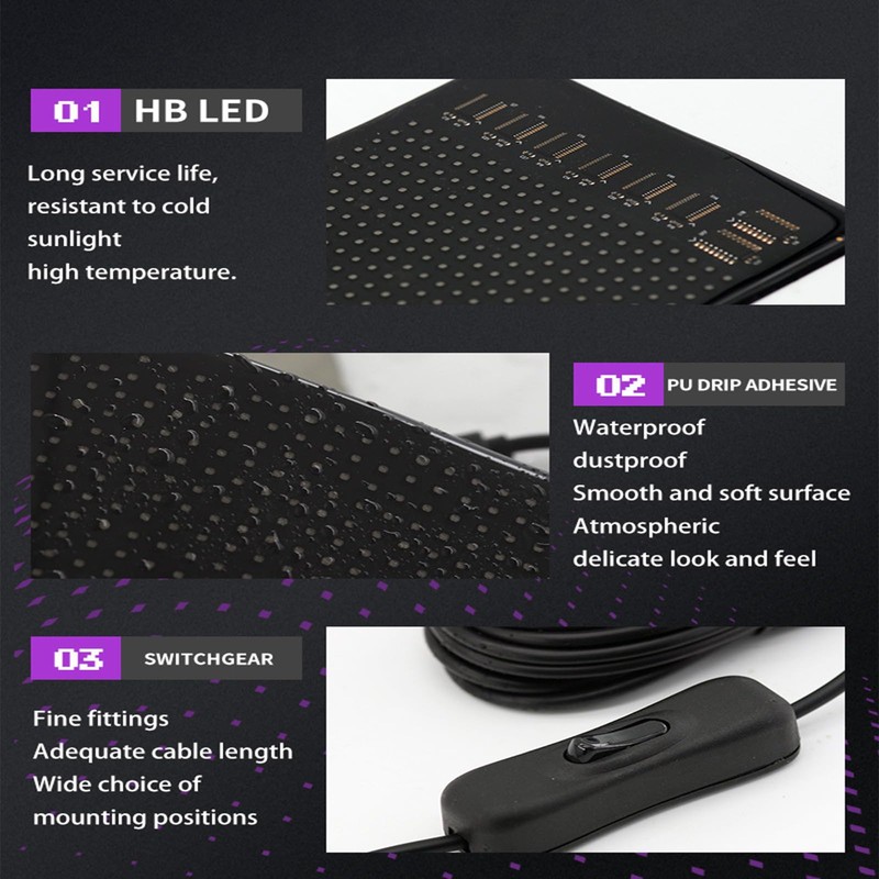 23.42x4.72in Programmable Devil Eyes LED Screen for Car Windshield -