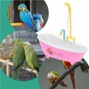 Wzenclave Automatic Bird Bathtub, Parrot Automatic Bathtub with Shower, Multifunctional