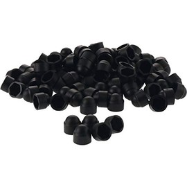 Primo-Befestigungstechnik GmbH 2856S Black 100 Hexagonal Protective Caps M6 SW10 Cover Caps